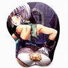Lycra Fabric Gel Wrist Rest Mouse Pad With Sexy Girls Photo