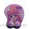 Ergonomic Wrist Rest Mouse Pad, Personalised Girl Breast Mousepad