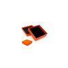 Promotional Small Art Paper Orange Jewellery Packaging Boxes For Gift , Moisture Proof
