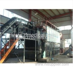 Industrial Shop Assemble Traveling Grate Biomass Boiler