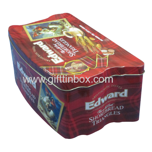 Personalized chocolate tin container