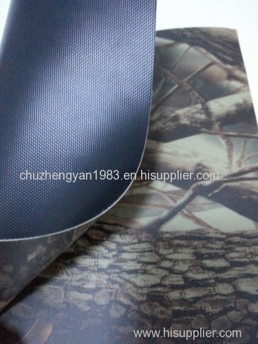 PVC Camouflage inflatable tarpaulin Fabric for boat