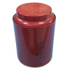 Large volume round tea tin box