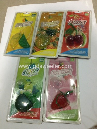 PVC fruits hanging air freshener