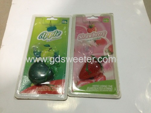 PVC fruits hanging air freshener