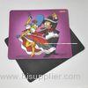 Square Cartoon Promotional Mouse Pad, Non Toxic Rubber Mouse Mat