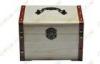 Fancy Craft Solid Wooden Gift Boxes For Jewelry Storage With Mirror Metal Lock