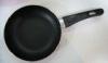 Black 22CM Nonstick Frying Pans , Stamped Aluminum Fry Pan