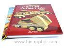 Children A4 Life Sport Entertainment Hardcover Book Printing , Flexi - Bound / Saddle Stitch Binding