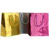 ECO Red and Yellow Paper Gift Bags Hot Transter Printing Customized for Packaging