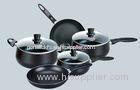 8pcs Stamped Nonstick Cookware Set , Non Stick Pot And Pan Set