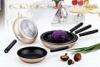 Aluminum Forged Cookware Nonstick Pan Set With Induction Base