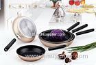 Aluminum Forged Cookware Nonstick Pan Set With Induction Base