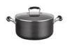 Aluminum Stamped Hard-Anodized Non Stick Sauce Pot With Glass Lid