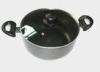 22cm Powder Coating Non Stick Sauce Pot With Induction Bottom