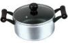 Aluminum Alloy Polished Non Stick Sauce Pot With Ceramic Coating