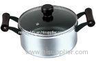 Aluminum Alloy Polished Non Stick Sauce Pot With Ceramic Coating