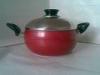 Red 22cm Intumescent Non Stick Sauce Pot With Bakelite Handle