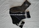 Angora Wool Mens Seamless Socks / Male Dress Socks Knitted Link for Winter