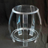 Transparent acrylic round stool