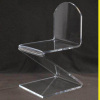 The shape of Z acrylic chair