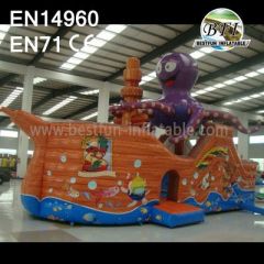 Octopus Ship Sea Large Inflatable Jump Combo