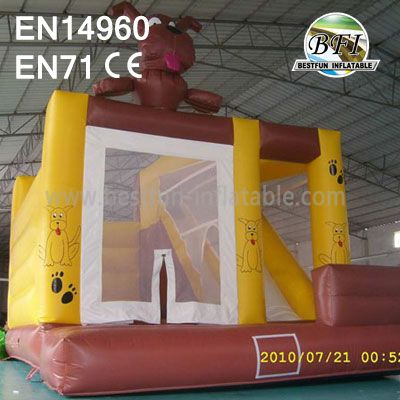 Lovely Dog Outdoor Inflatable Combo for Kids