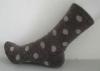 Fashion Angora Wool Cotton Socks , Thermal Wool Socks with Dots for Ladies