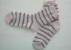 S / M / L Soft Terry-loop Socks , Wool Acrylic Mxed Socks With Single Needle