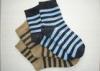 Comfortable Pithiness Striped Wool Socks With Hand Link and Single Needle