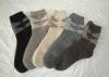 Breathable Warm Jacquard Angora Wool Socks With 35 - 48 EU Size for Ladies