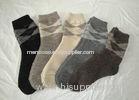 Breathable Warm Jacquard Angora Wool Socks With 35 - 48 EU Size for Ladies