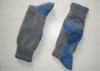 Customize Blue / Grey Mens Work Socks with Hand Link And Plain Logo For Sports