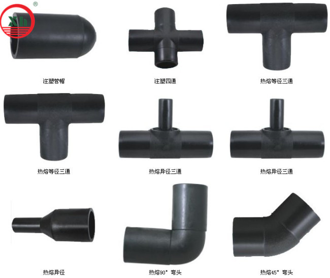 2014 hot melting PE fittings and pipe from China