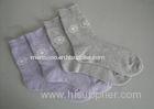 Pure Color Terry-loop Socks , Angora Wool Cotton Socks with Hand Link For Ladies