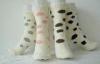 Soft Warm Jacquard Ladies Cashmere Socks With Single Needle for Size 22 - 29 CM