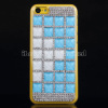 Square Gem Rhinestone Hard Case For iPhone 5C