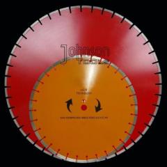 laser welded saw blade for concrete cutting: middle