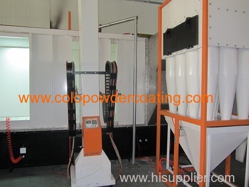 aluminum powder coating booth