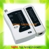 Cable tester for RJ11, RJ12, RJ45 and BNC