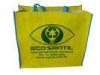 Eco Friendly Green Polypropylene Woven Bag , Varnishing Woven Bag