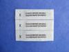 Clothing security EAS Soft Label , 40x10mm and White / Barcode / Black