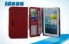 Red 7.0 inch Samsung Tablet Leather Case for Samsung Galaxy Tab 2 P3100