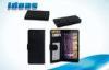 Black Anti-Wear Sony Xperia Leather Case , Sony Xperia T LT30p Phone Pouch