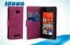 Fashion Wallet HTC Leather Phone Case Cover Stand For HTC Windows Phone 8X