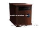 Plastic 220V Infrared Quartz Heater Wooden , Electric Heater