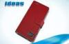 Red PU Lenovo Phone Case / Lenovo s880 Mobile Phone Leather Case