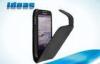 Black Vertical Flip Lenovo Phone Case / Lenovo A750 Cell Phone Pouch