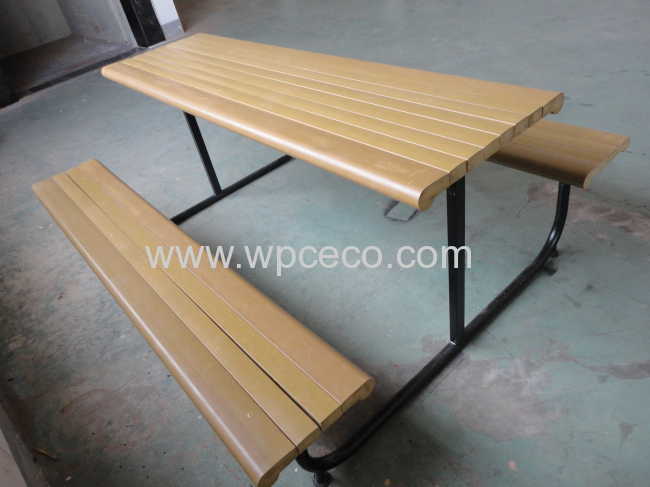 Anti-slip no paint wood plastic composite for bench