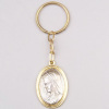 christ metal key ring